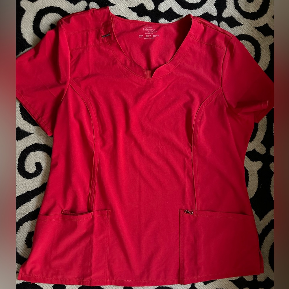 WOMENS CHEROKEE UNIFORM SCRUB TOP